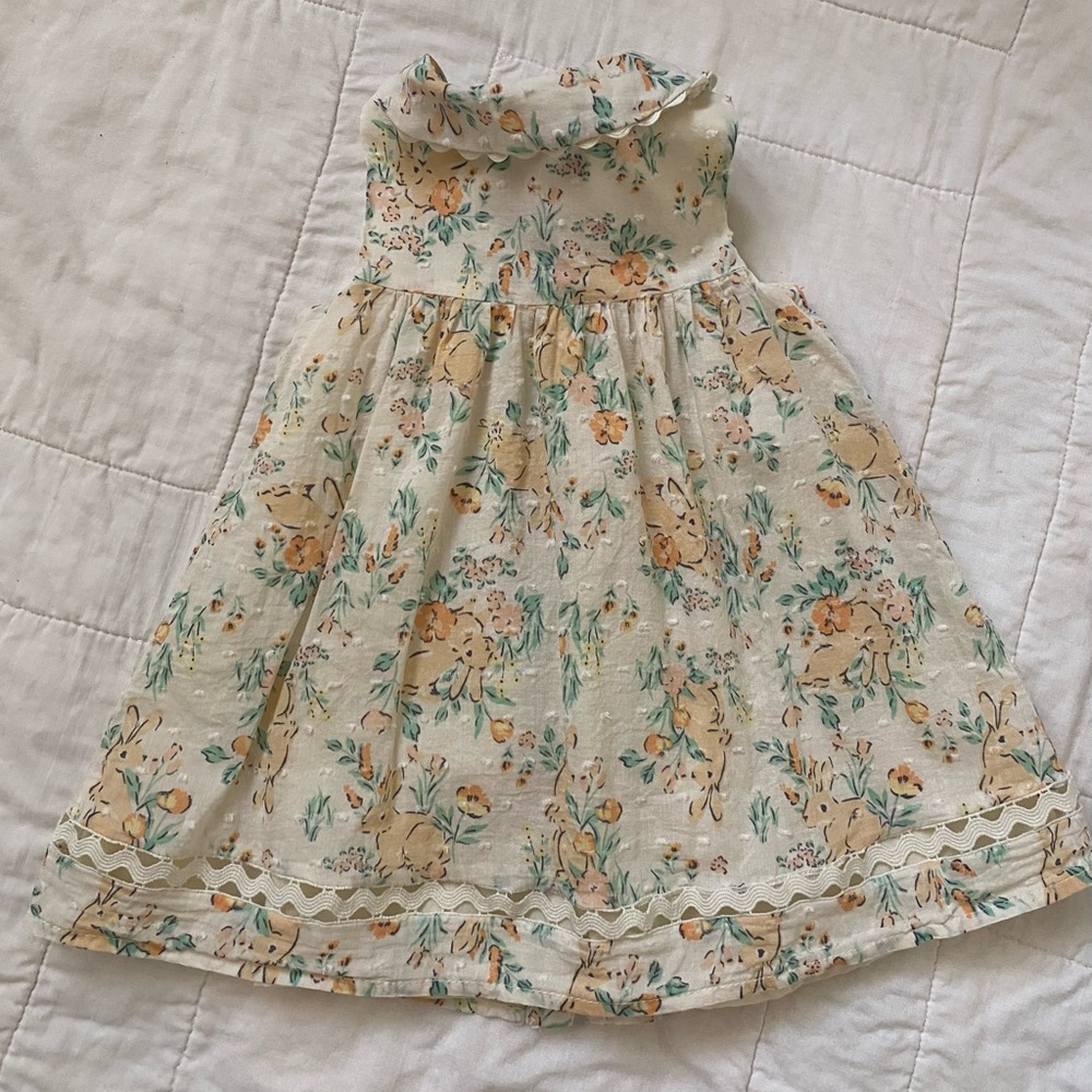 Haute hippie bunny matching flowy top with bloomers perfect for Easter/Spring - Picture 7 of 8
